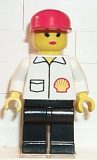 LEGO Shell009 Shell - Jacket, Black Legs, Red Cap, Female